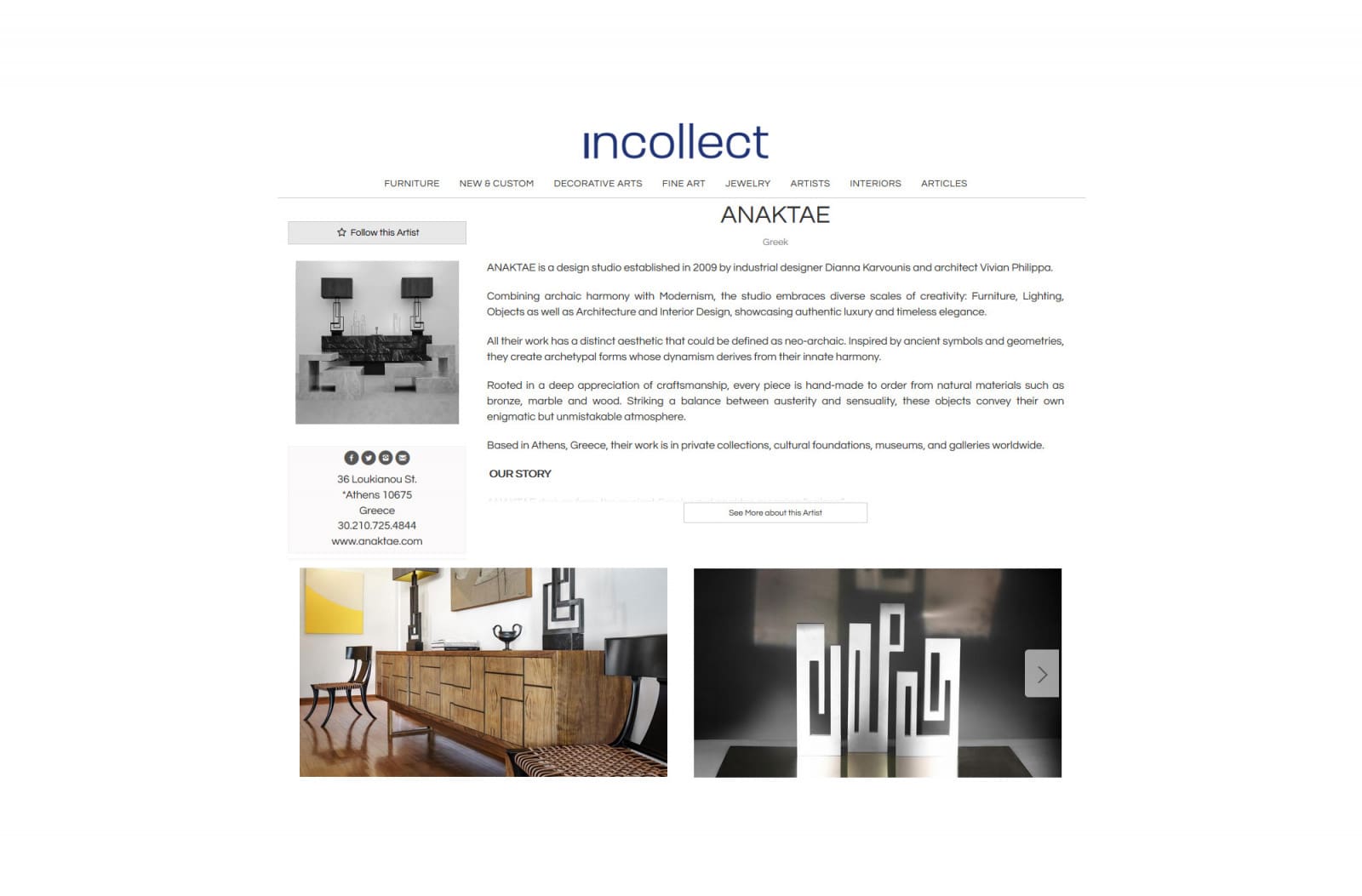 Anaktae Joins Incollect